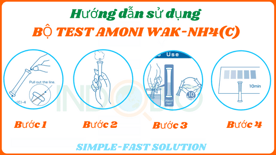 Cách kiểm tra Amoni với packtest WAK-NH4©